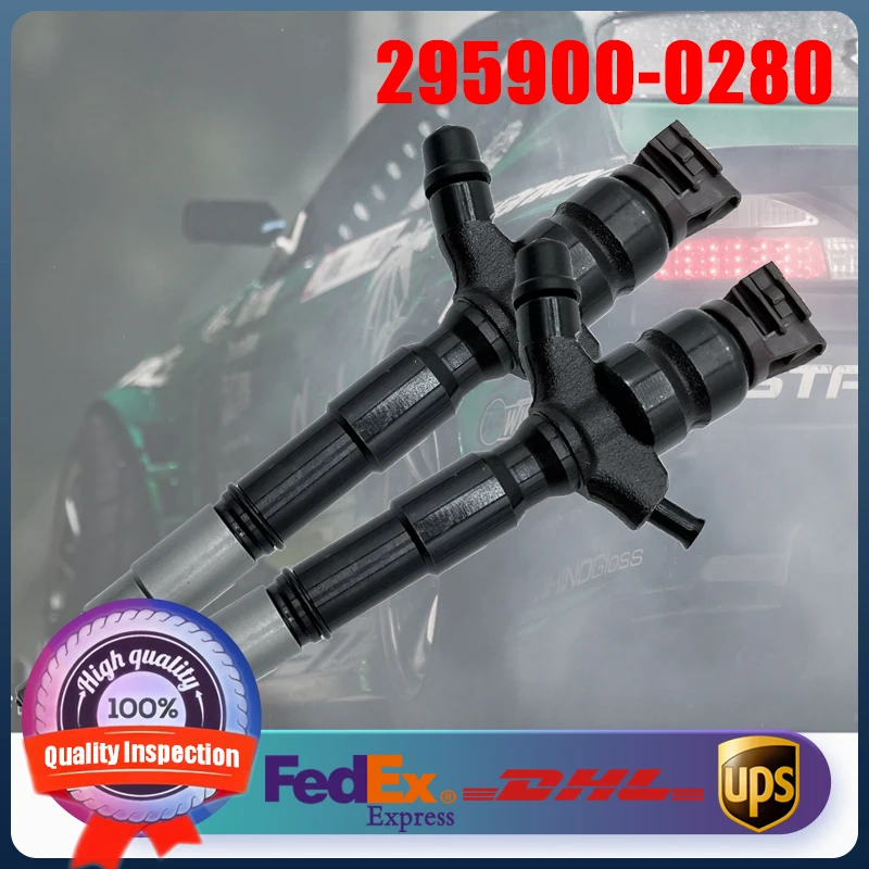 

Common Rail Fuel Injector 295900-0280 23670-30450 DCRI200280 for Toyota Hilux Fortuner 2KD FTV 2.5D EURO 5 Diesel Engine