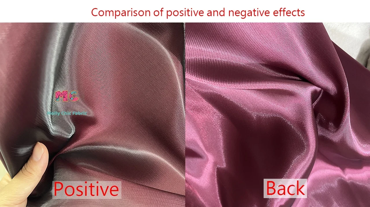 

Solid color water gloss satin gloss TR non elastic fabric formal dress stage costume designer stiff and three-dimensional fabric