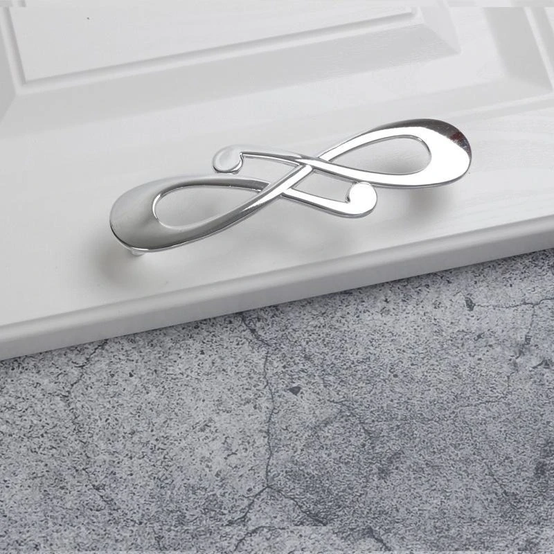 2 قطعة الطراز الحديث سبائك الزنك مقبض درج الباب النمط الأمريكي الأثاث إكسسوارات الأجزاء الداخلية للكمبيوتر خزانة خزانة #4