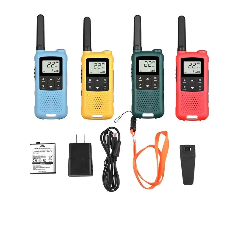 Baofeng BF-T22 Walkie Talkie 400-470mhz Long Standby Radio Transmitter USB 16 Channels Warehouse Logistics