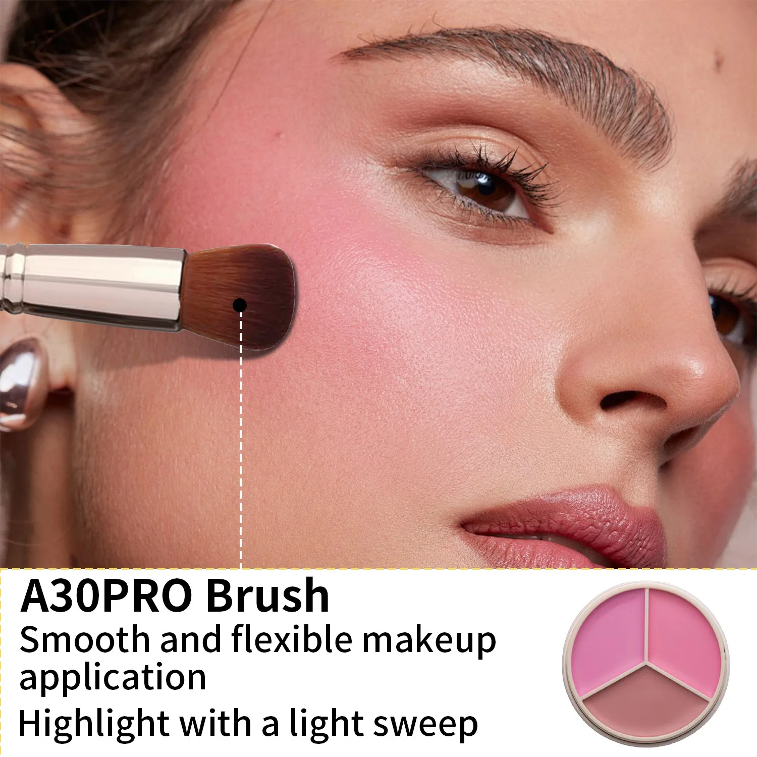 คอนซีลเลอร์ 3 สี ปกปิดรอยคล้ำใต้ตา ปกปิดดีเยี่ยม ครีมปรับสีผิว ไพรเมอร์แต่งหน้าใต้ตา เครื่องสำอางเกาหลี