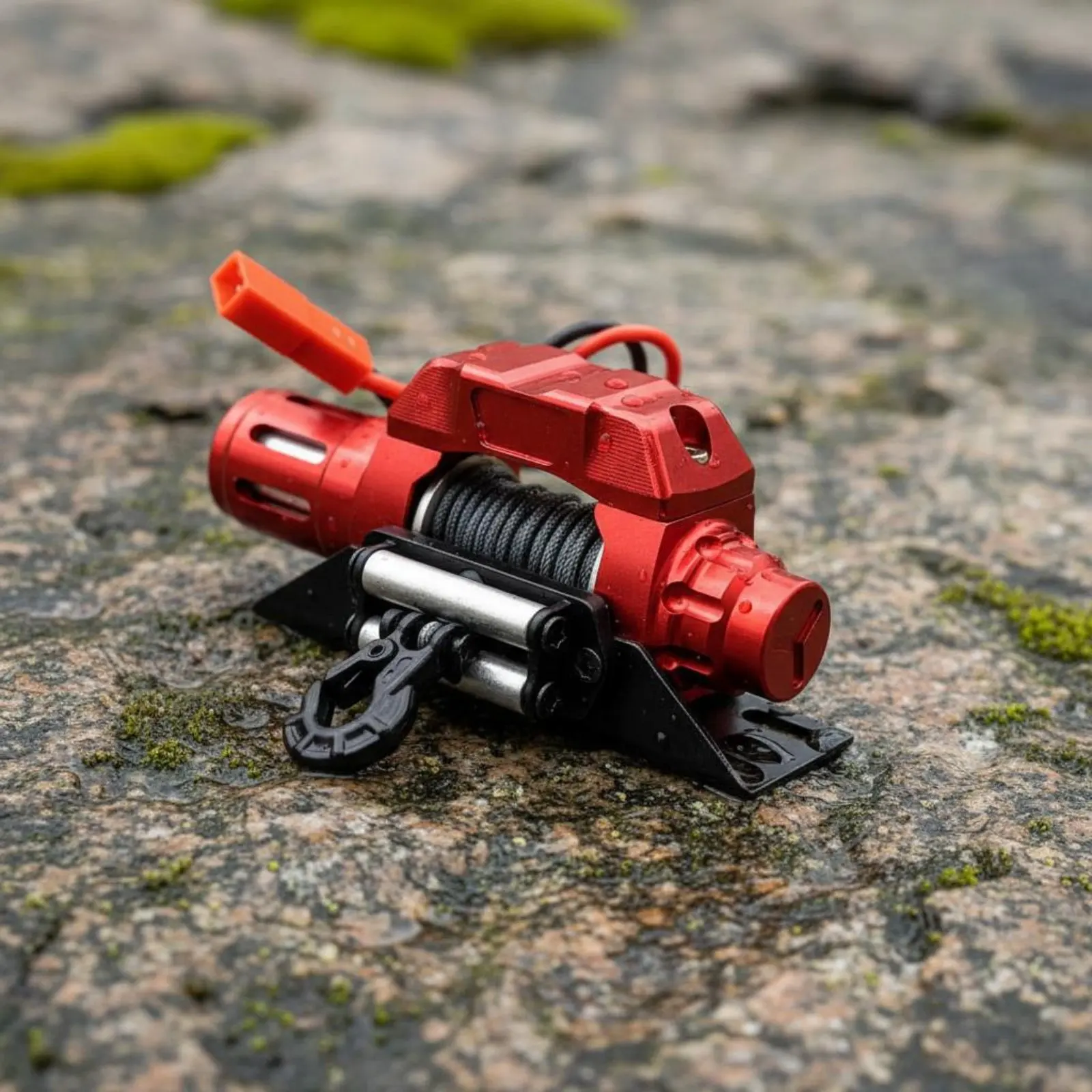 

1/10 Scale Winch Highly Simulated Vehicle Accessory for Model Truck Upgrade