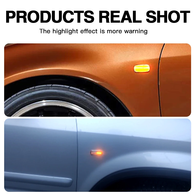 2PCS Canbus ​For Honda Civic 01-09 Accord 03-07 Fit Jazz 08-16 CR-V 01-06 Odyssey 01-05 Acura LED Side Marker Turn Signal Light view 6