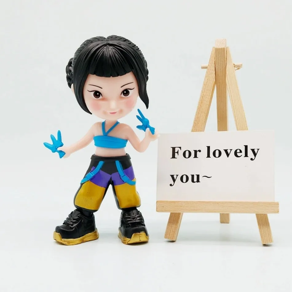 15CM-version Q-KPop chasseurs de démons Superstar Rumi Mira Zoe acrylique PVC Figurine jouet Anime Figurine poupée pour les Fans cadeau