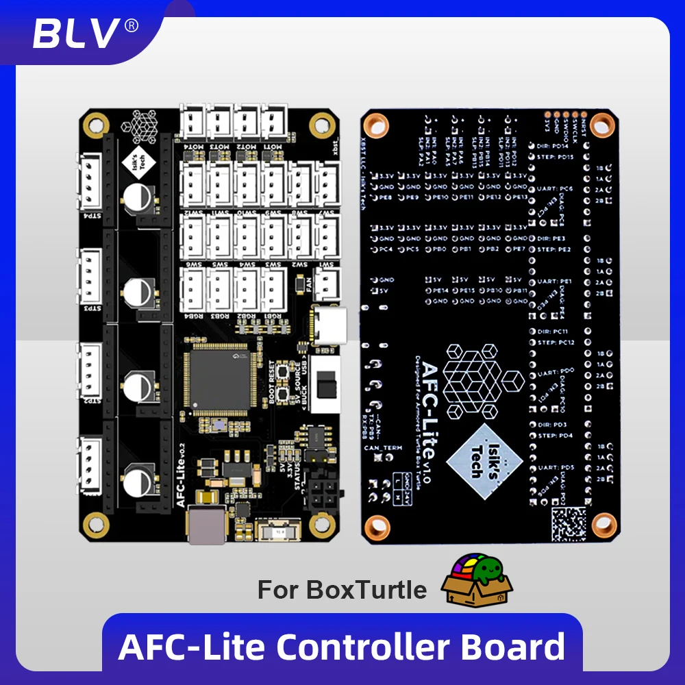 

БЛВ ® Плата контроллера AFC-Lite AFC Lite для BoxTurtle Type B MMU Voron2.4/Trident DIY AMS Klipper, детали 3D-принтера