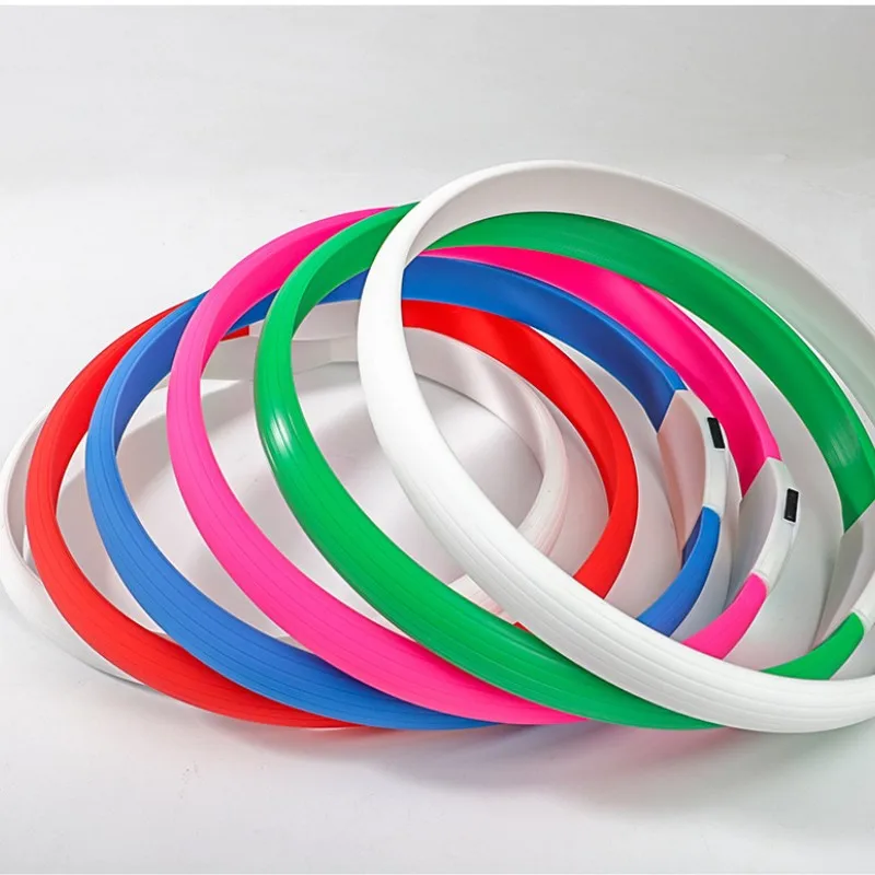 New Led Luminous Dog Collar PVC Waterproof , For Large Medium Small Dogs Collar Usb Light Night Safety Pet Glowing Accessories