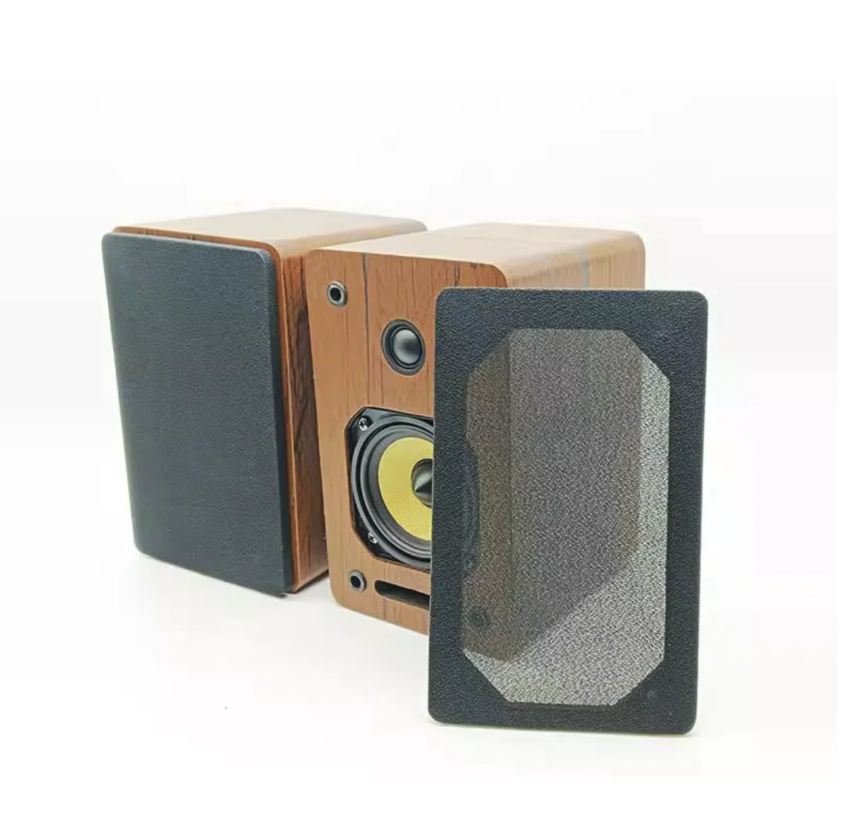 2pcs Retro MKHIFI passive 3-inch two-way 30w+30w  bookshelf front surround speaker