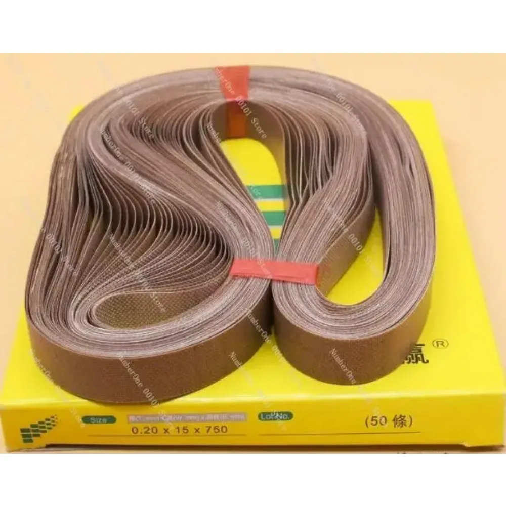 FR-900 Band sealer sealing belt, size 750*15*0.2mm for Continuous Band Sealer,50pcs/bag,high temperature tape