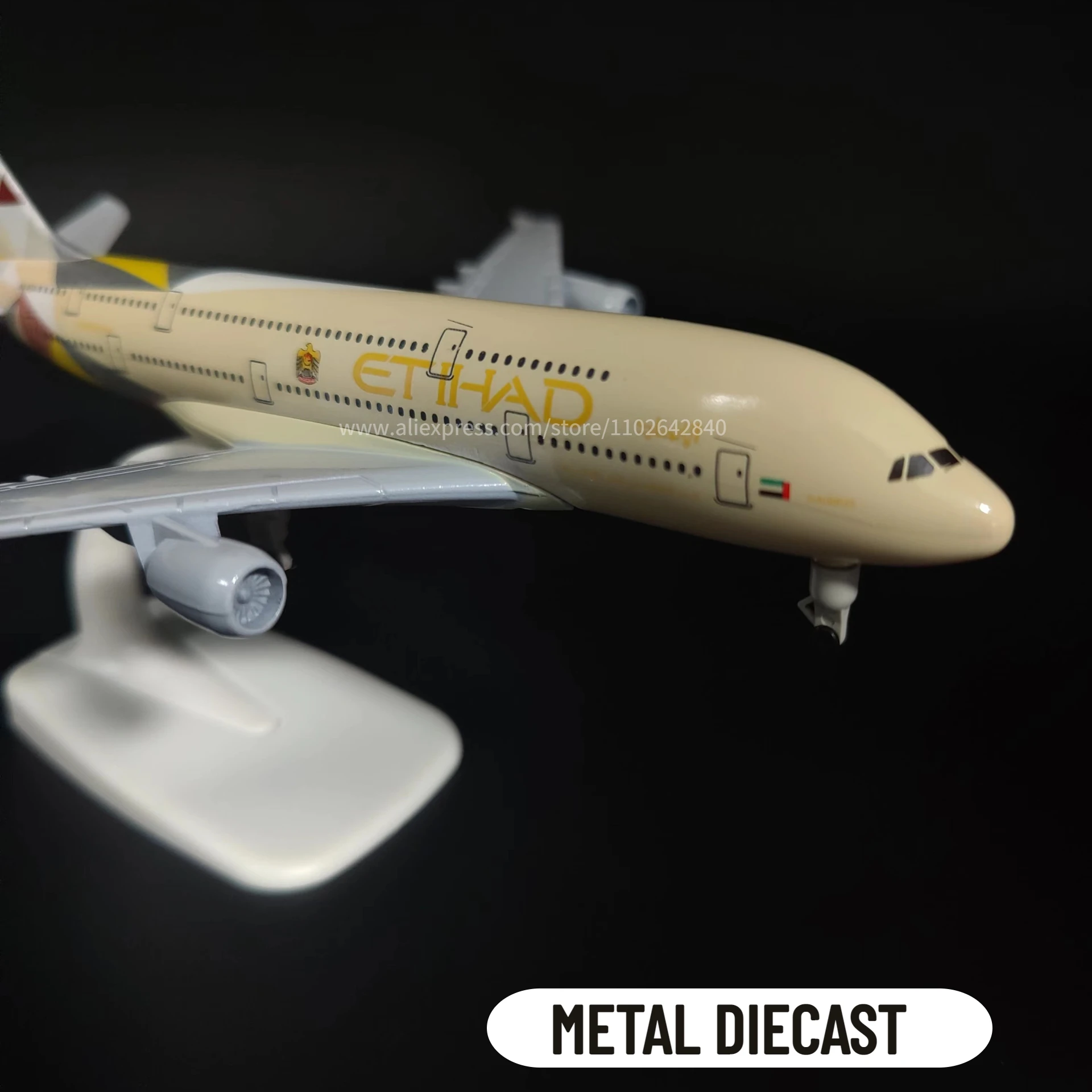 Etihad Aviao Modelo de Aeronave 1:250 Airbus Boeing Escala Diecast Miniatura A350 A380 B777 B787 Aviação Criança Brinquedo de Presente de Natal