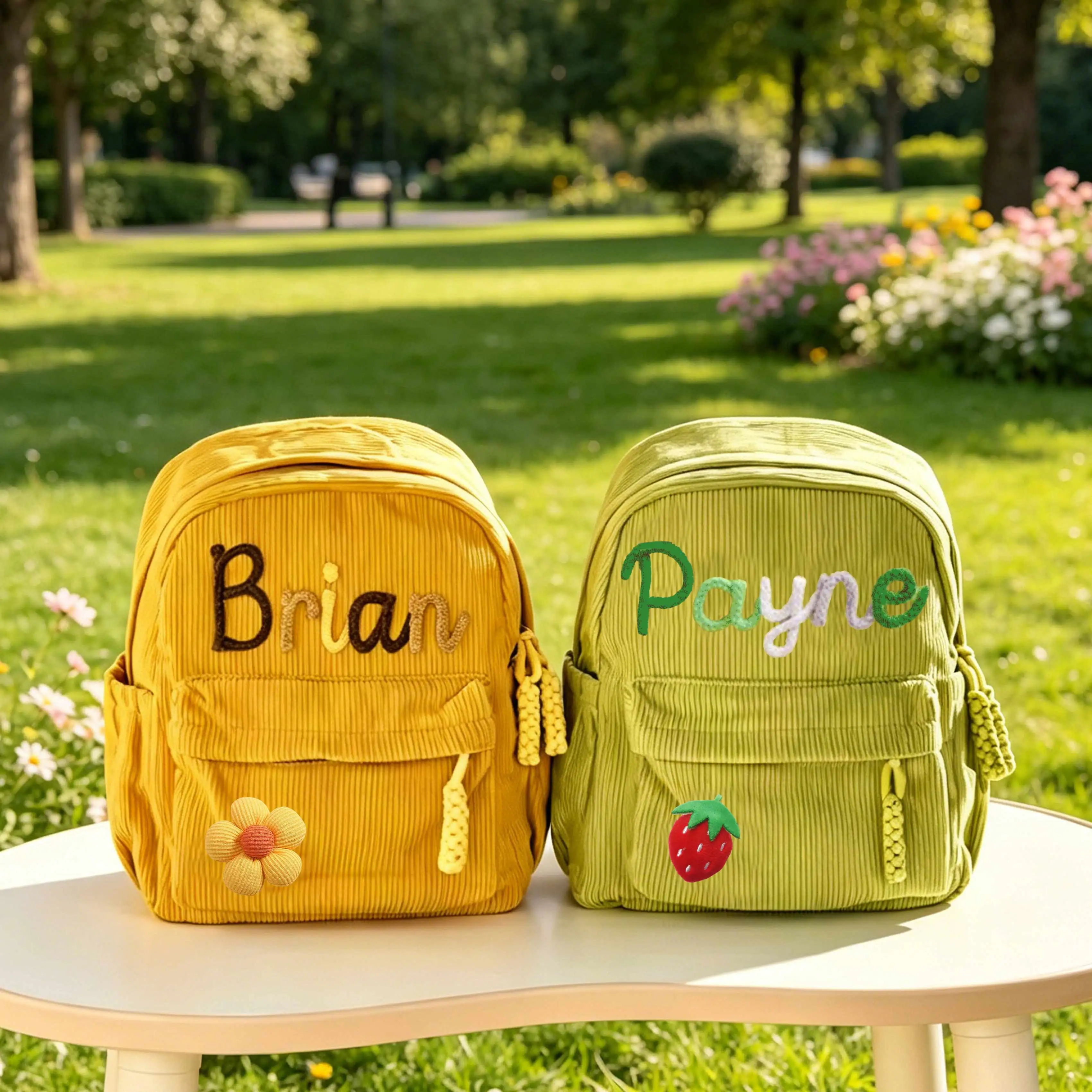 1-Piece Personalized Corduroy - огляд і ціна Baby Nursery Backpack