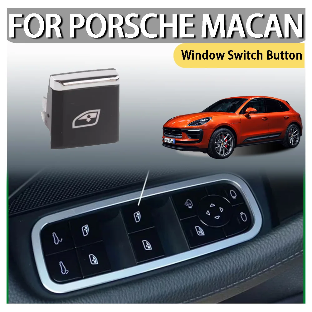 

ABS Plastic Window Switch Button For Porsche Macan Car Decoration Car Upgrade Cars Accessories Car Styling