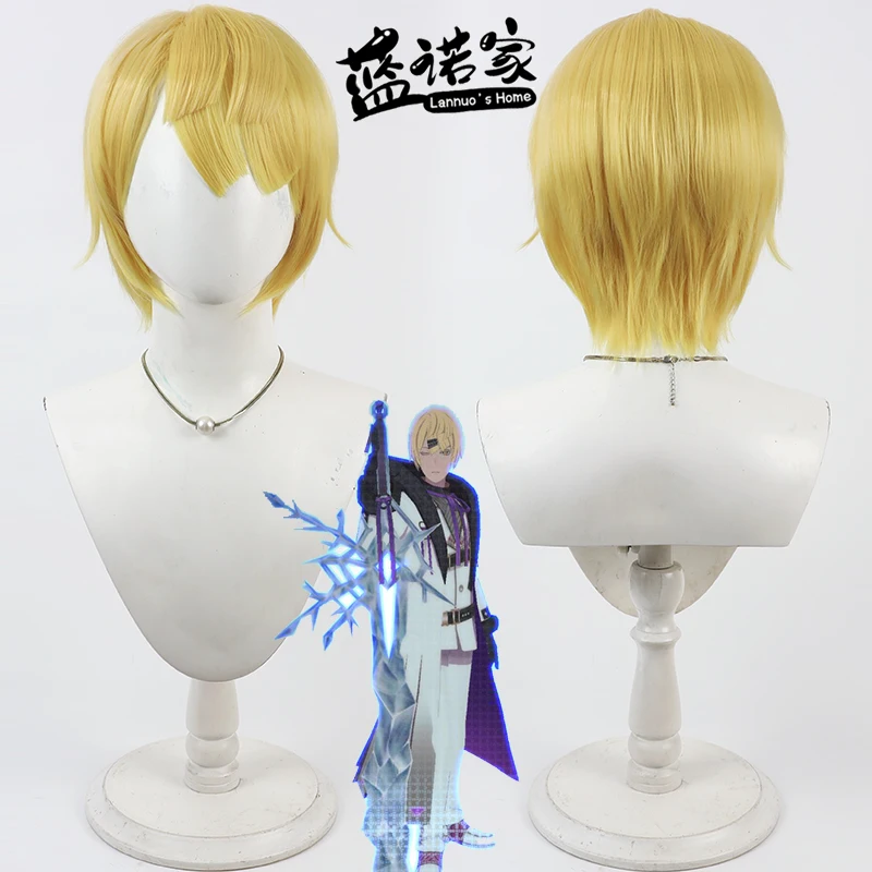 

Anime Combat Aptitude Analysis System Adam Yuryev Cos Cosplay Wig Halloween Carnival Party Props Synthetic Hair + Wig Cap