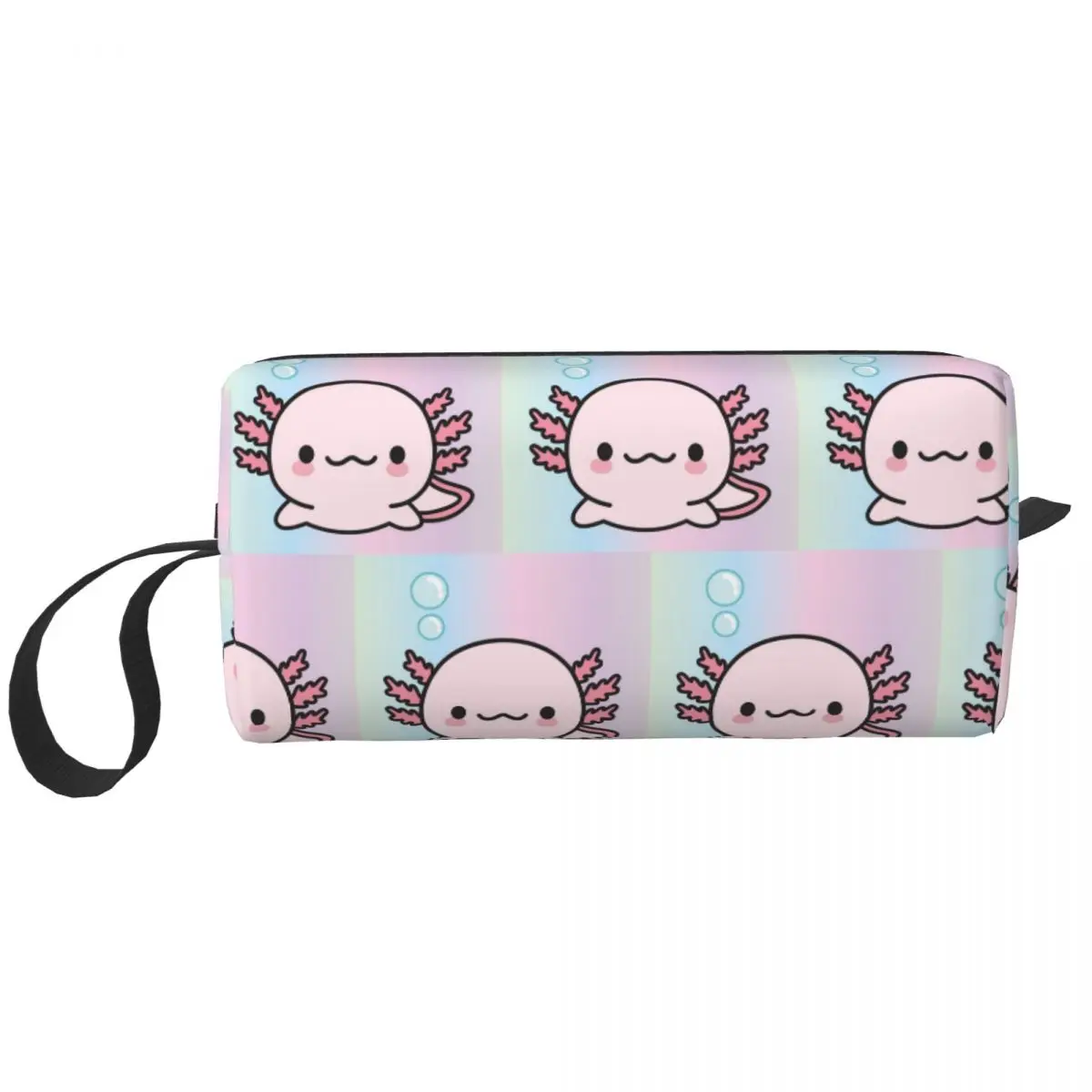 Niedliches Axolotl-Federmäppchen für Studenten, Stiftbox, Bleistiftbeutel, Schreibwaren, Organizer-Tasche für Damen