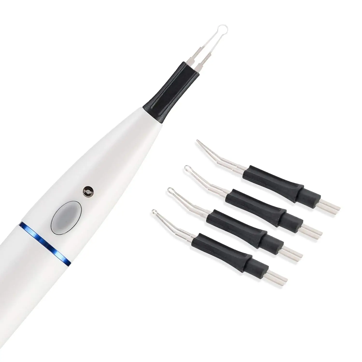 Dental Gutta Percha Tooth Gum Cutter with 4 Tips Endo Obturation System Dental Dissolved Breaker Gutta Percha Cutter