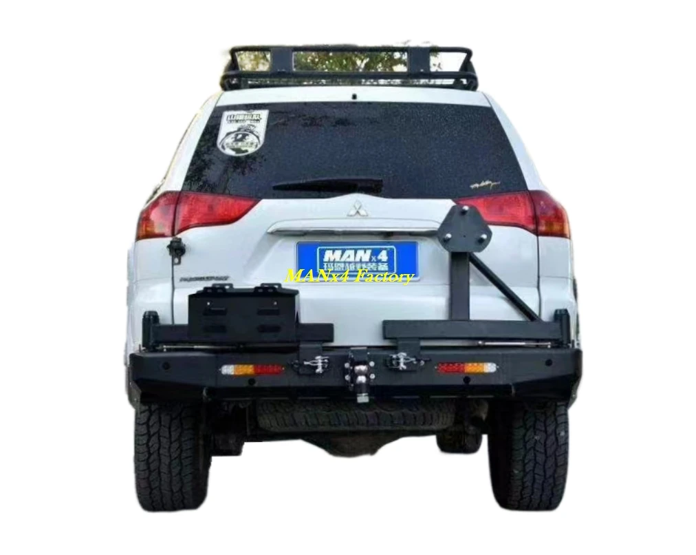

Manx4 Off-Road Steel Rear Bumper For Pajero Montero Sport 2nd Gen 08-16