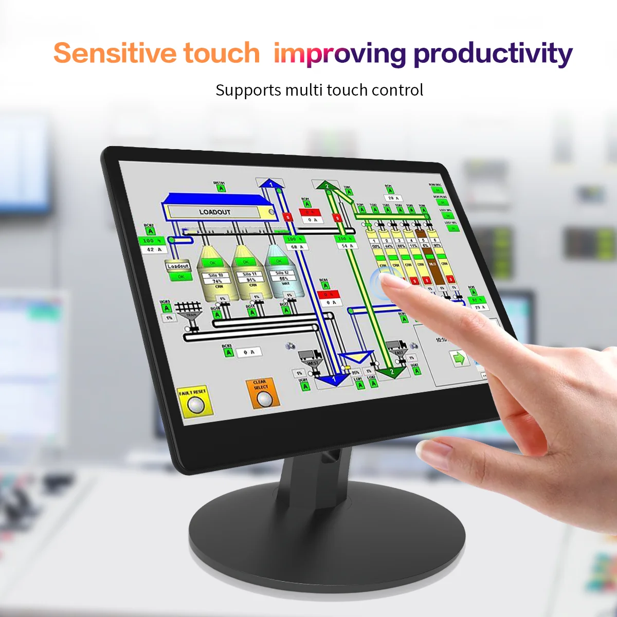 Imagem -02 - Unew-monitor Touchscreen Raspberry pi 13.3 Polegada 1920x1080 Ips Display com Alto-falante Usb Hdmi Tipo-c Dvi Vga Display Portátil