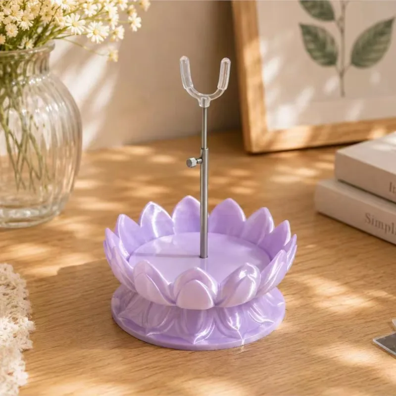 Unique 1/6 BJD Doll Stand Adjustable 1/12 Doll Lotus Base Display Rack Retractable Crotch Support Frame Model Holder Accessories