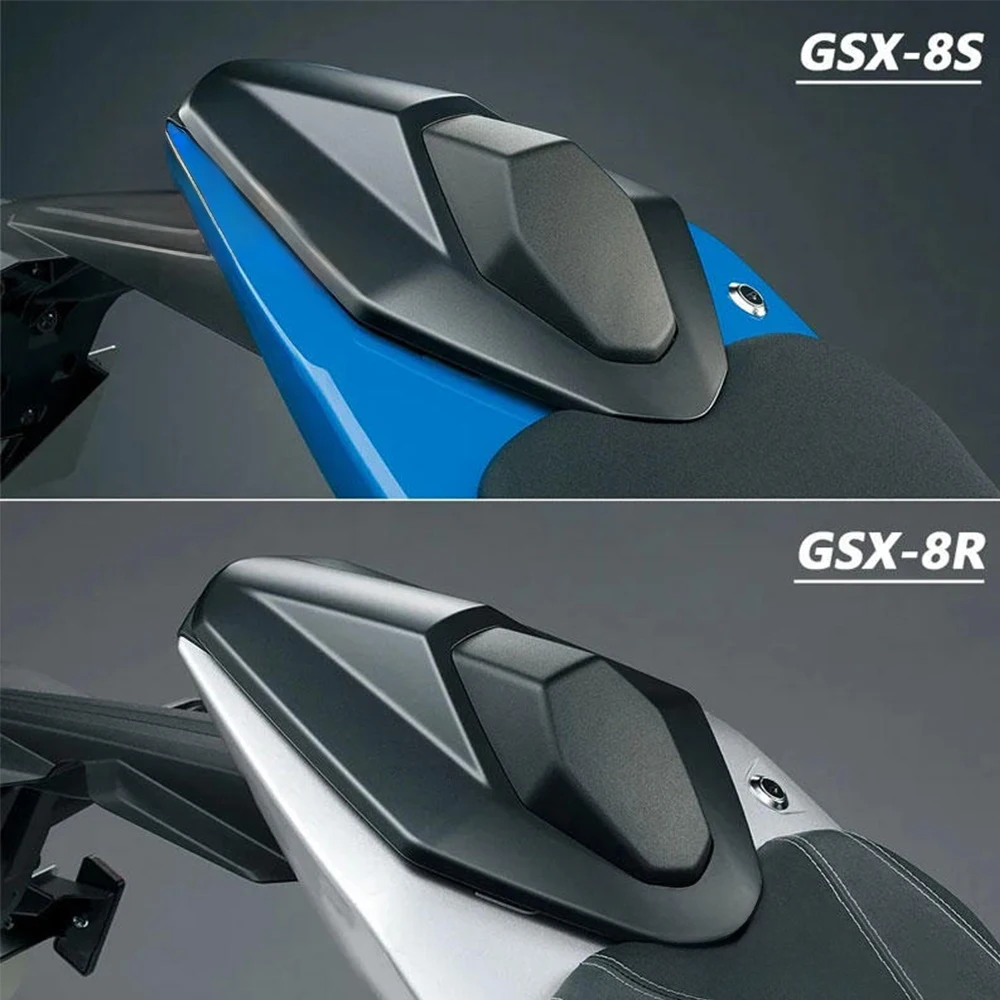 For Suzuki GSX-8R GSX8R GSX-8S 2023-2024 Black Carbon Fiber Motorcycle New Passenger Rear Seat Cover Cowl Fairing Tail Cover