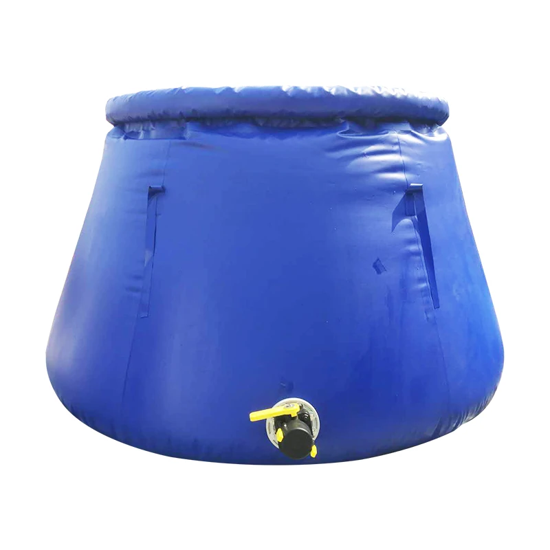 Large capacity thickened portable software water storage tank