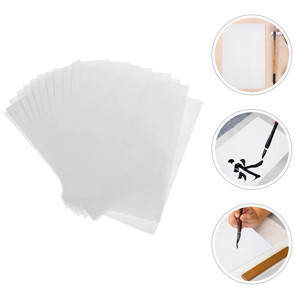 

40 Sheets Blank Calligraphy Paper For Painting Scrapbooking Diy Art Supplies Chinese Calligraphy Craft Practice Sheets