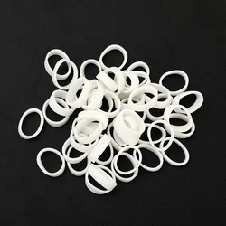 TPR White Rubber Band Straps for Cable Organization,Elastic Bandage for USB or other Cables