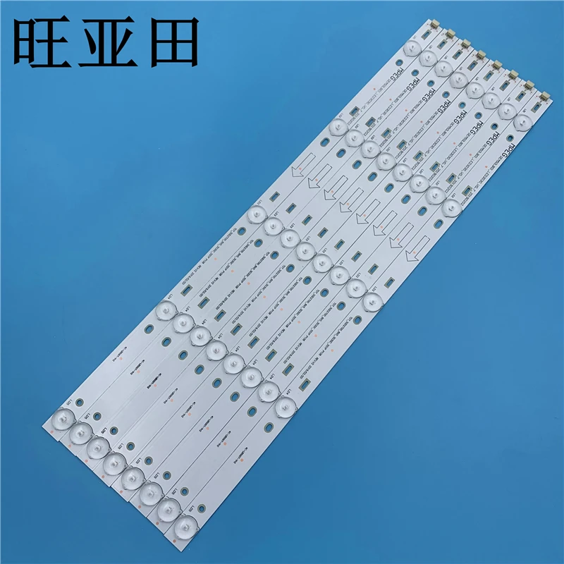 

8PCS/set LED strip lamp apply for TC-L 50D2700 F50S3803 LVF500NDEE 50FS3800 LED50D2720 LVF500AUOY Thomson 50FA3213 TOT_50D2700