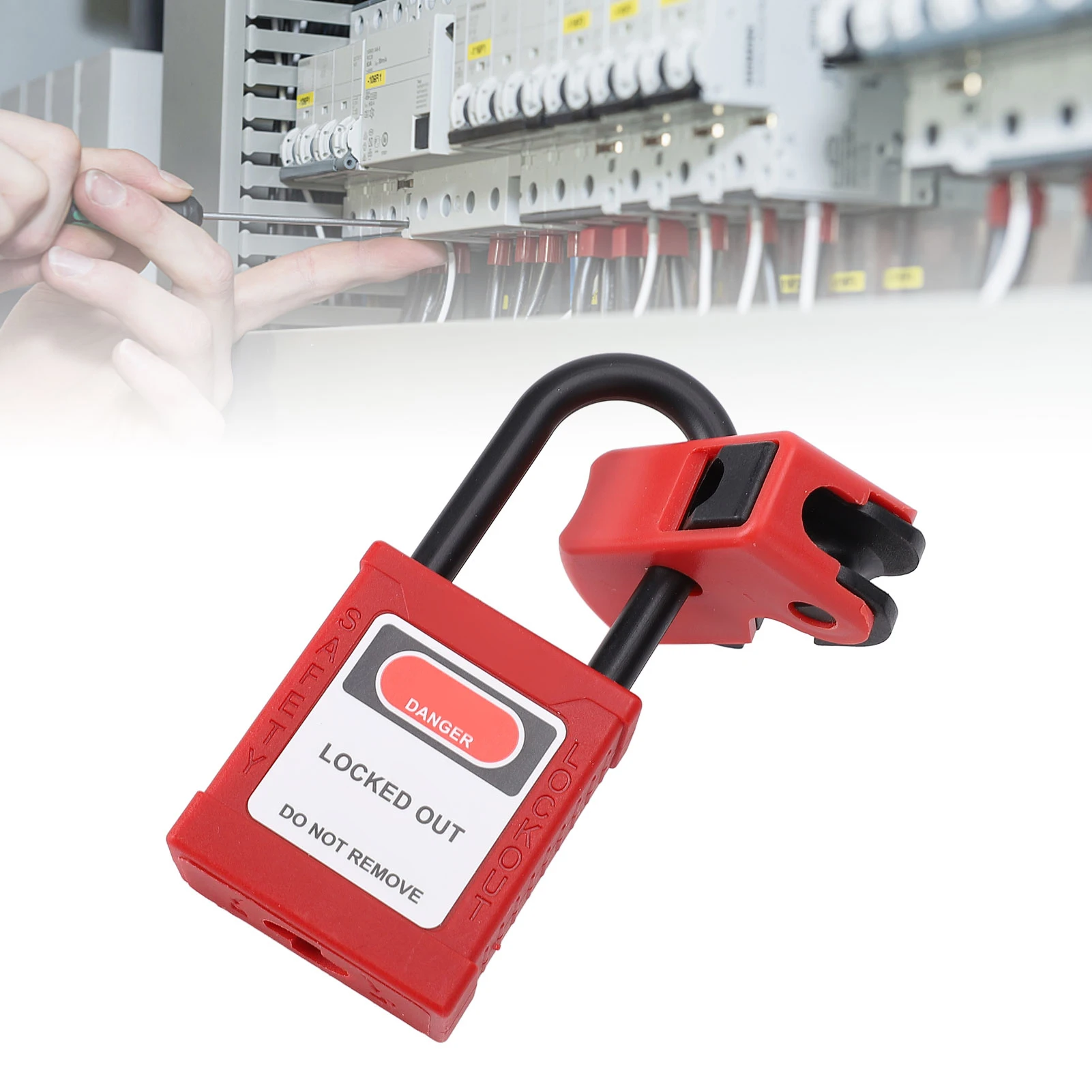 Circuit Breaker Lock Circuit Breaker Lockout Device Small and Medium Sized Circuit Breaker Lock for Electrician Maintenance
