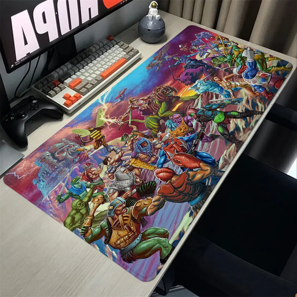 He Man Masters Of Universe Gamer Desk Accessories Office Gaming Mouse Pad Gamer Mousepad Anime Computer Table Mat Large Mats Pc