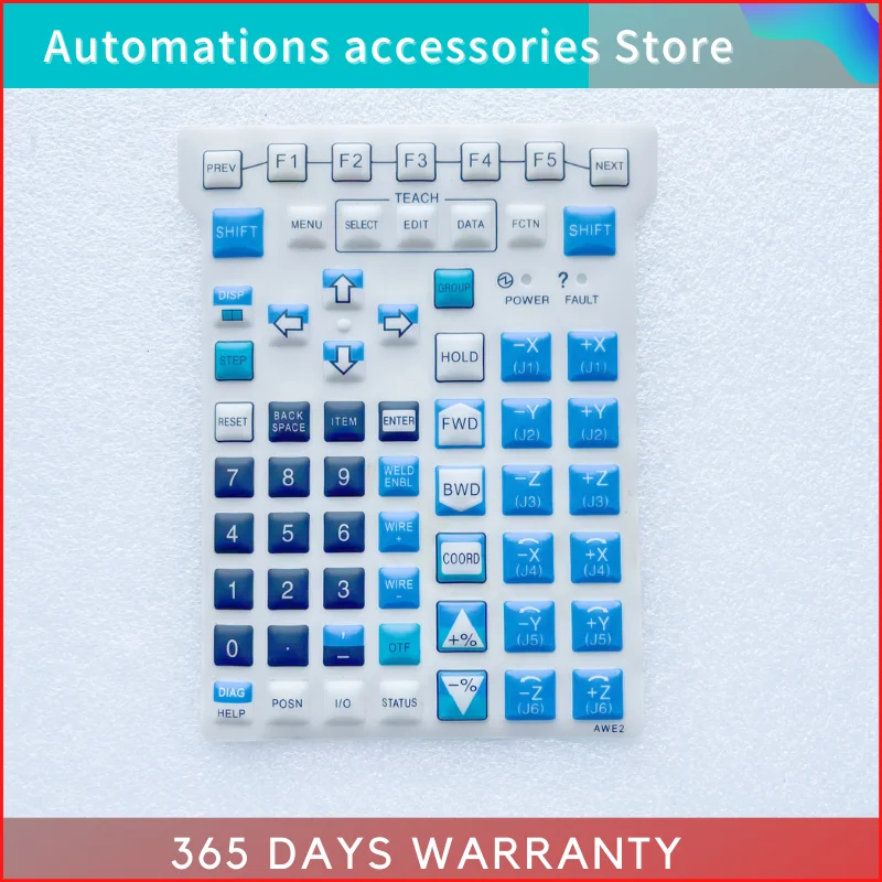 Novíssimo fanuc dispositivo de ensino A05B-2518-C100 c212 c301 mhe2 awe2 chave filme teclado painel