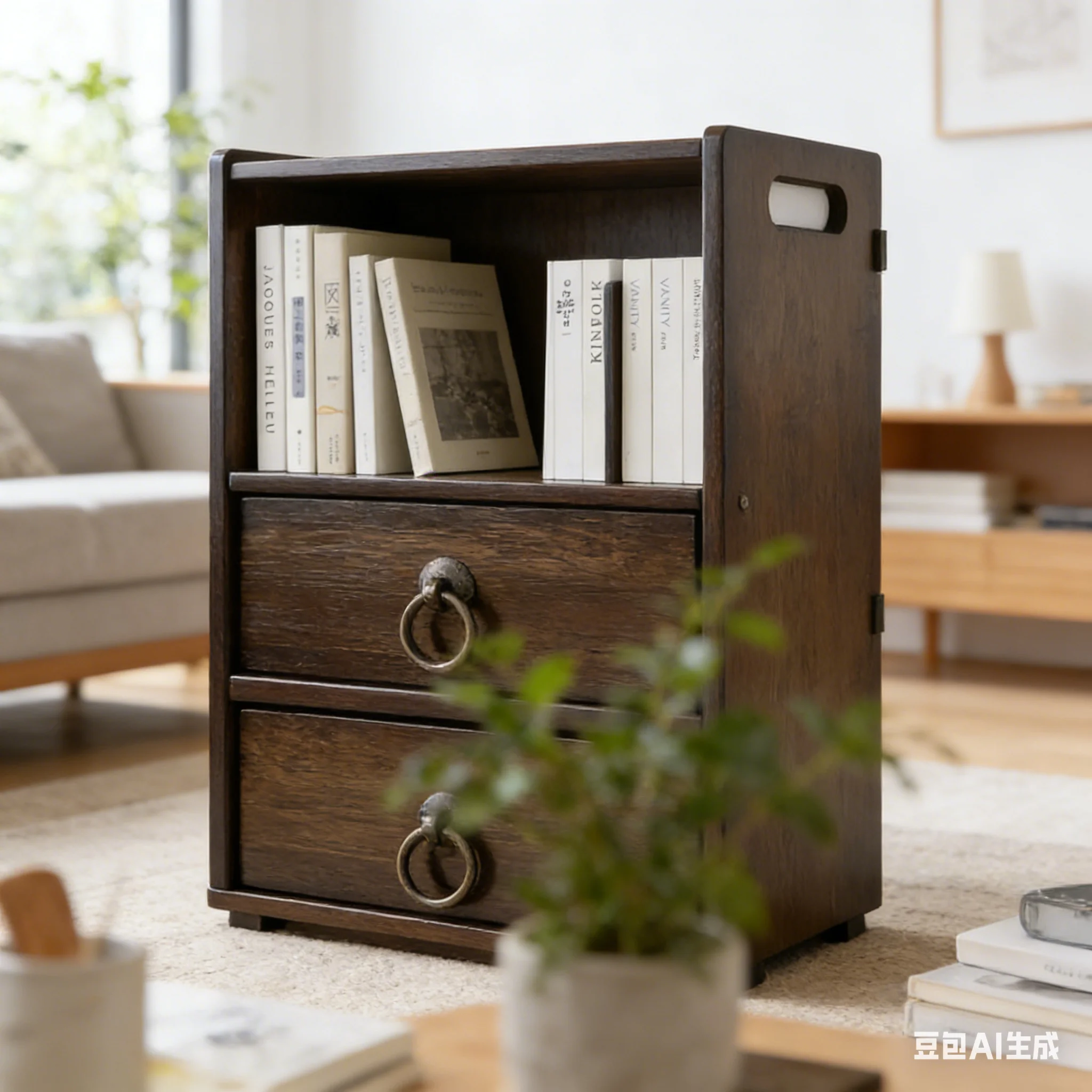 

AOLIVIYA Modern Simple Bookshelf Bookcase With Childrens Desk Small Bedside For Student Dormitory Storage Rack Home Office Organ
