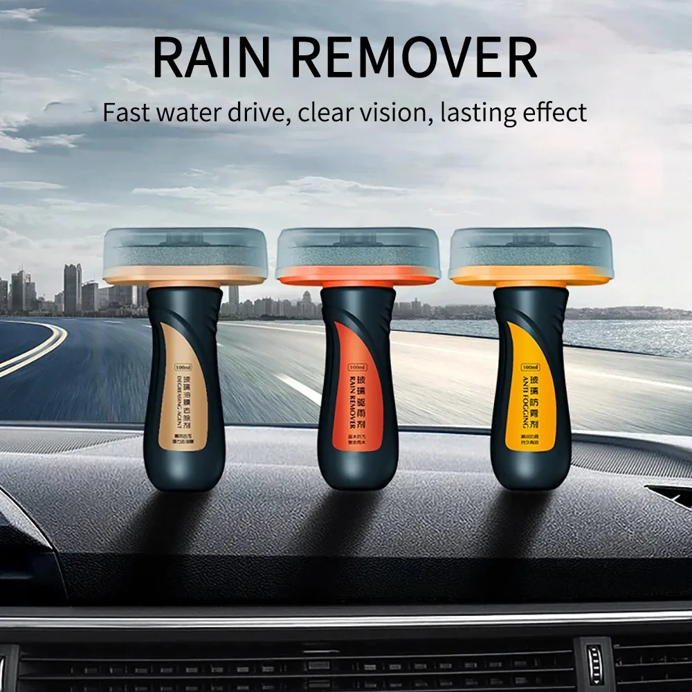 100mL Car Glass Oil Film Remover pulizia delle finestre prodotti automobilistici Car Glass Polish Paste Oil Film Cleaner Household Glass