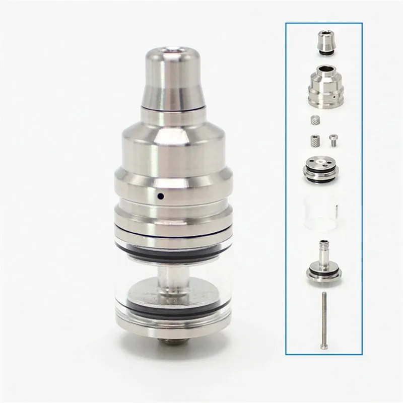 YFTK Duetto Lucido RTA 316SS 22 2.5 Genesis MTL RTA 510 Vape atomizer tank for coils & atomizers - gallery image 2