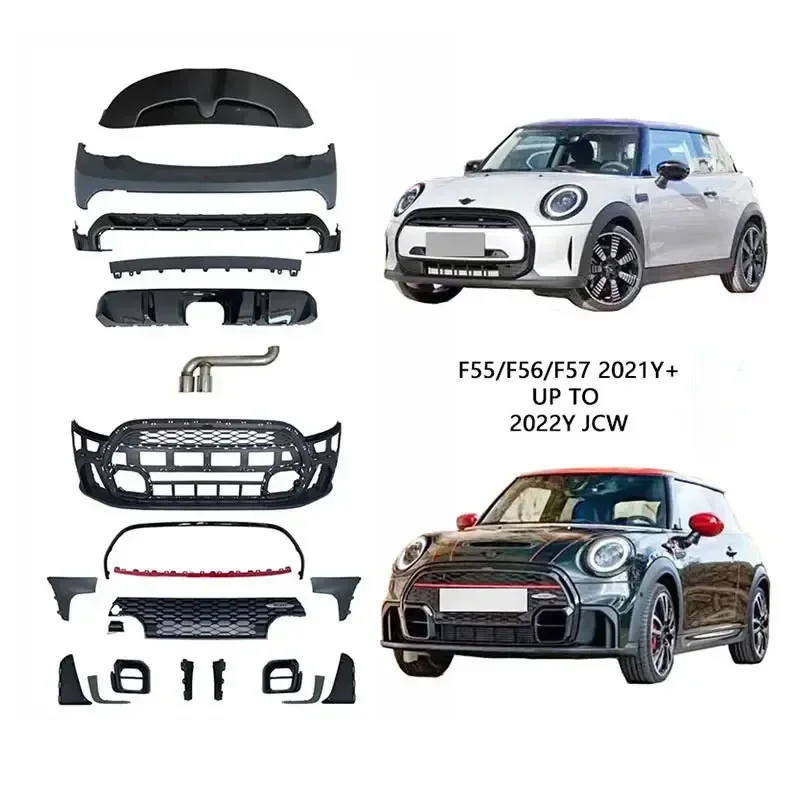 

2022-2024 BMW F56 MINI upgrade to JCW Wide car body kit auto body parts accessories bumpers for BMW MINI old to new Body kits