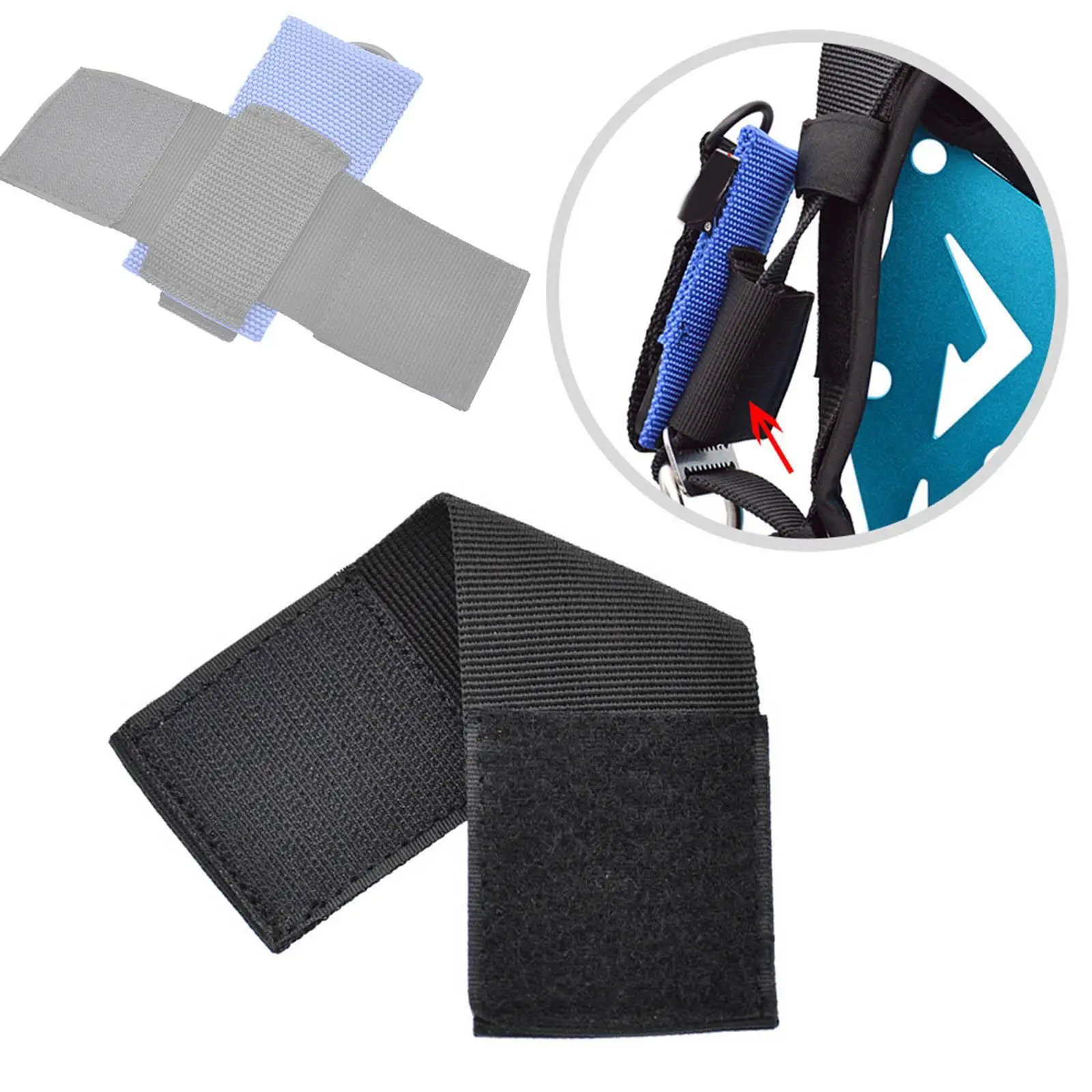 Portable Scuba Diving Fixed Cutter Fixing Strap Underwater Snorkeling Tool Sticker Accessories