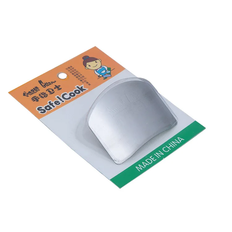 Mini Finger Guard Protect Finger Hand Cut Hand Protector coltello Cut Finger Protection Tool gadget per utensili da cucina in acciaio inossidabile