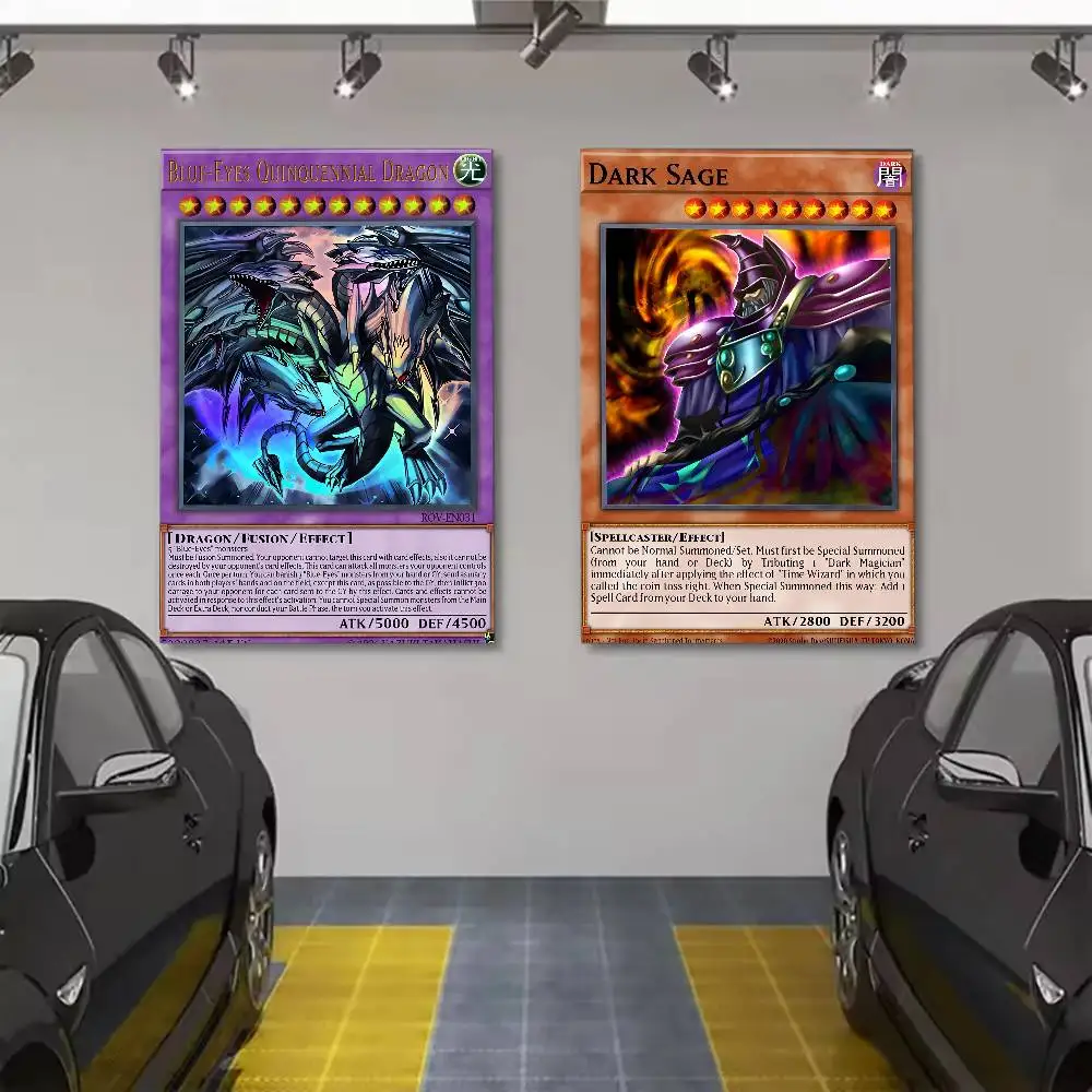Card Yu Gi Oh Anime Game Poster Wall Art Painting For Home Room Decoration Bedroom Wall Decor Canvases Waterproof Posters