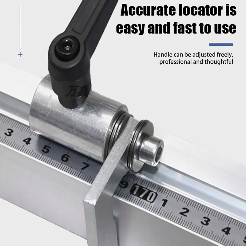 Table Saw Limiter Positioner Special Precision Positioning Woodworking DIY Workbench Tools Aluminum Block Positioning