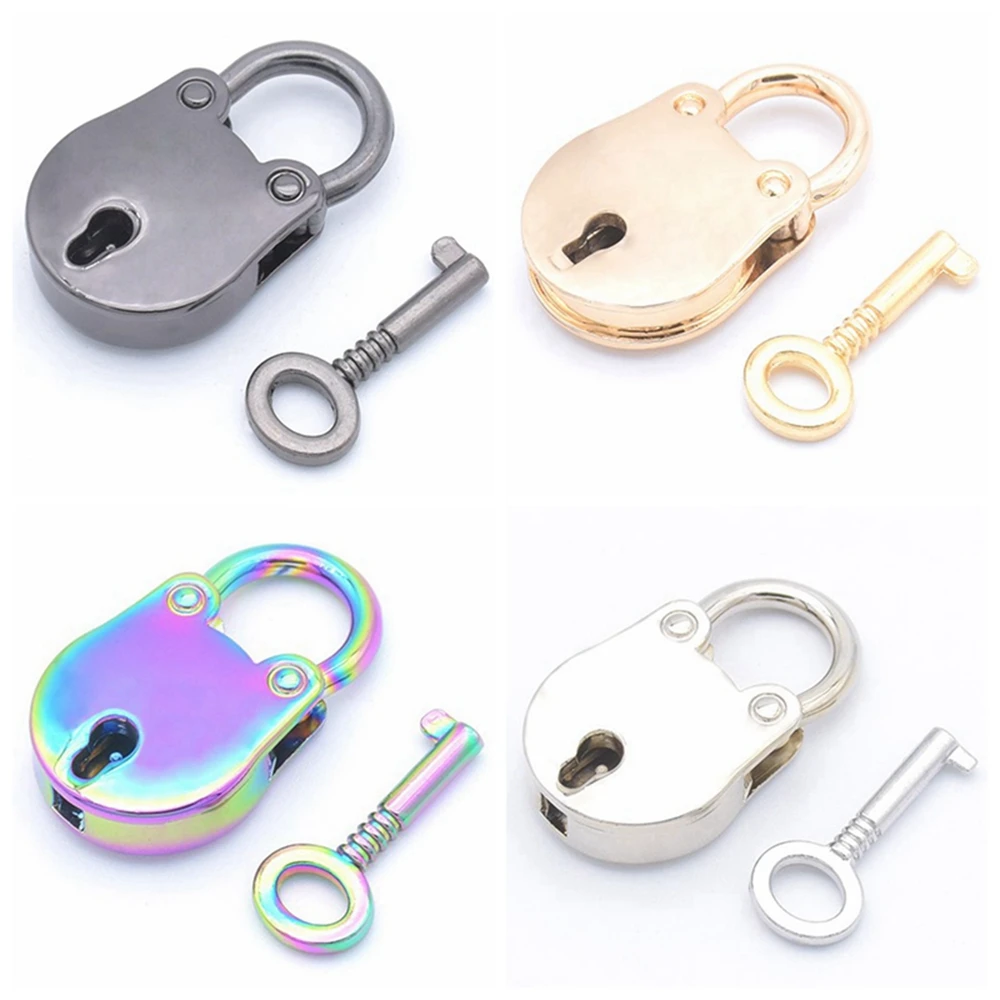 Suitcase Vintage Luggage Wedding Decorative Travel Bear Shape Mini Jewelry Box Hardware Locks Bear Head Lock Archaize Padlock