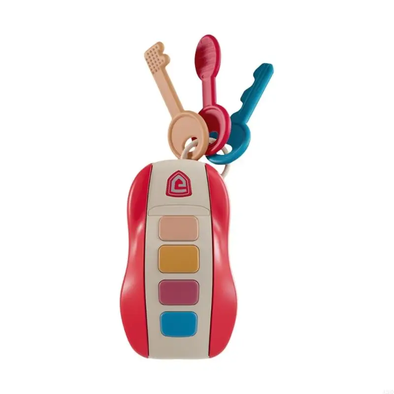 J2HD Kids Play Play Car Toy مع أوضاع الموسيقى Safe ABS Car Sensory Early Learning Motor Skill Activity Toy