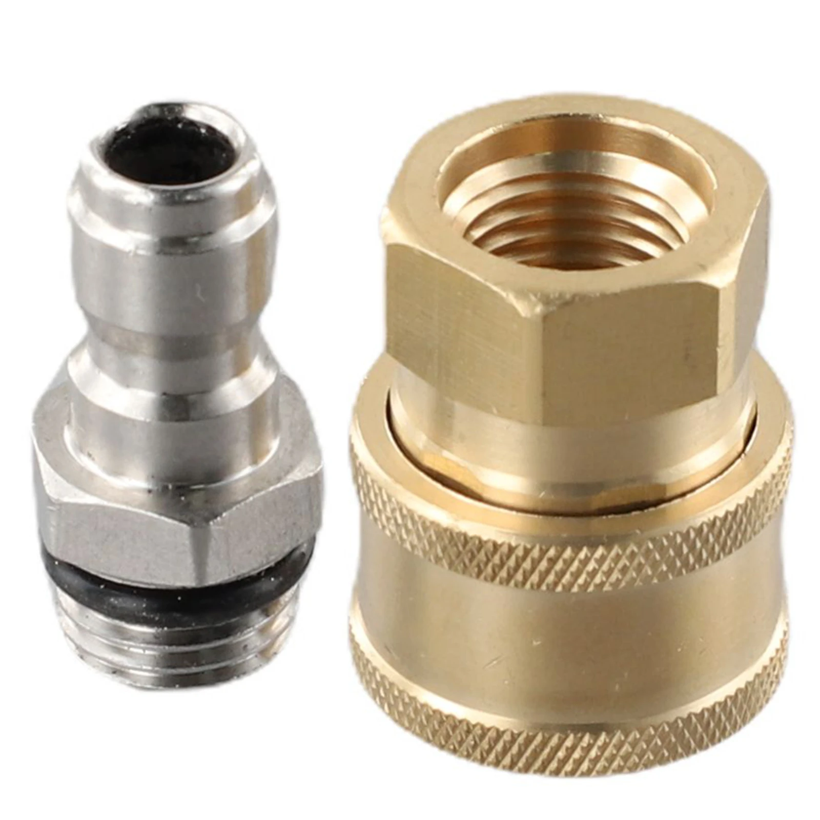 1/4 Male M22/14 Female Connector Accessories Brass Parts Quick Release Replacement Spare Pressure Washer Stainless Steel