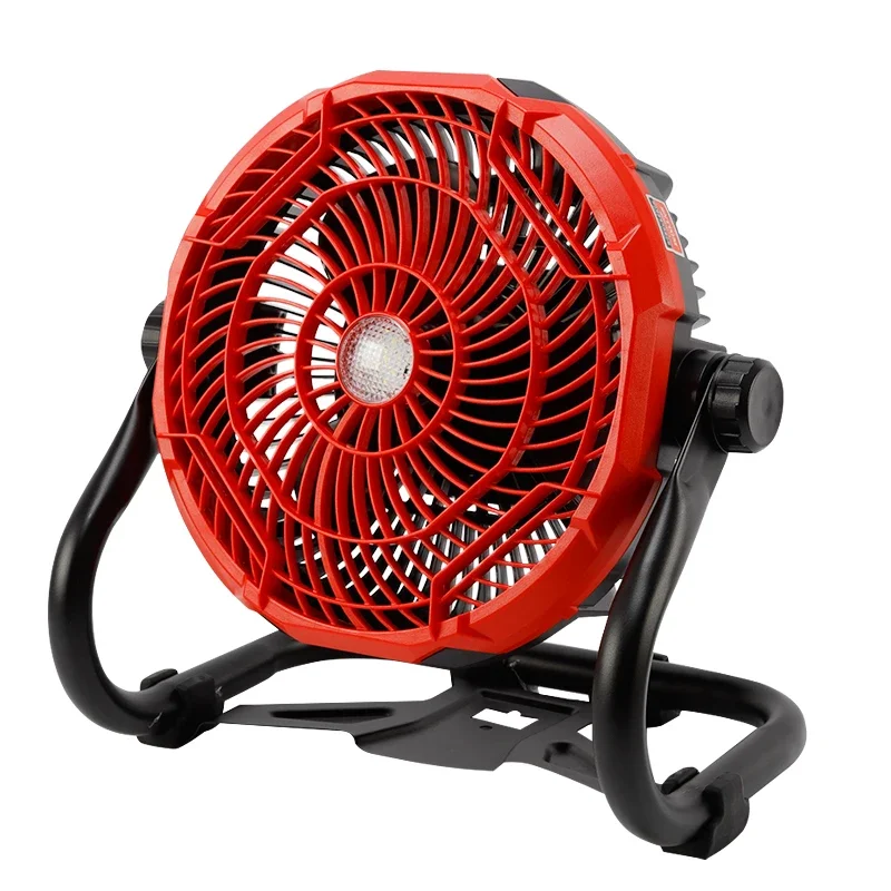 

portable outdoor 12 volt battery operated emergency fans X45 lithium battery multi-functional camping fan with light