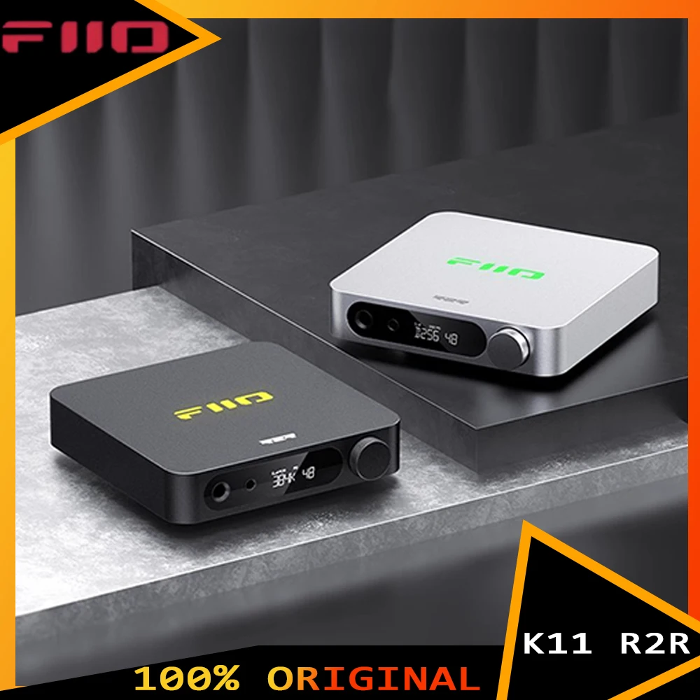 

Fiio K11 R2R Desktop Dsd Decoding Headphone Amplifier Lossless Hifi Portable Eaephone Power Amplifier Accessory Custom Gifts