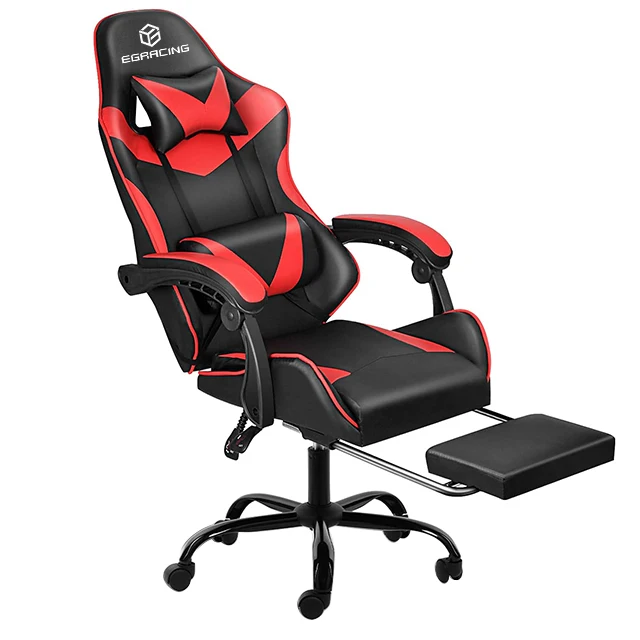 

Cheap Leather Pink Racing Gaming Chair With Lumber Support Swivel High Back Recliner Gamer Desk Chair For Home Office