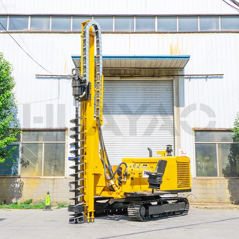Fround Screw Pile Ramming Machine Solar Piling Machine Solar Pile Driver Tracked Post Drive