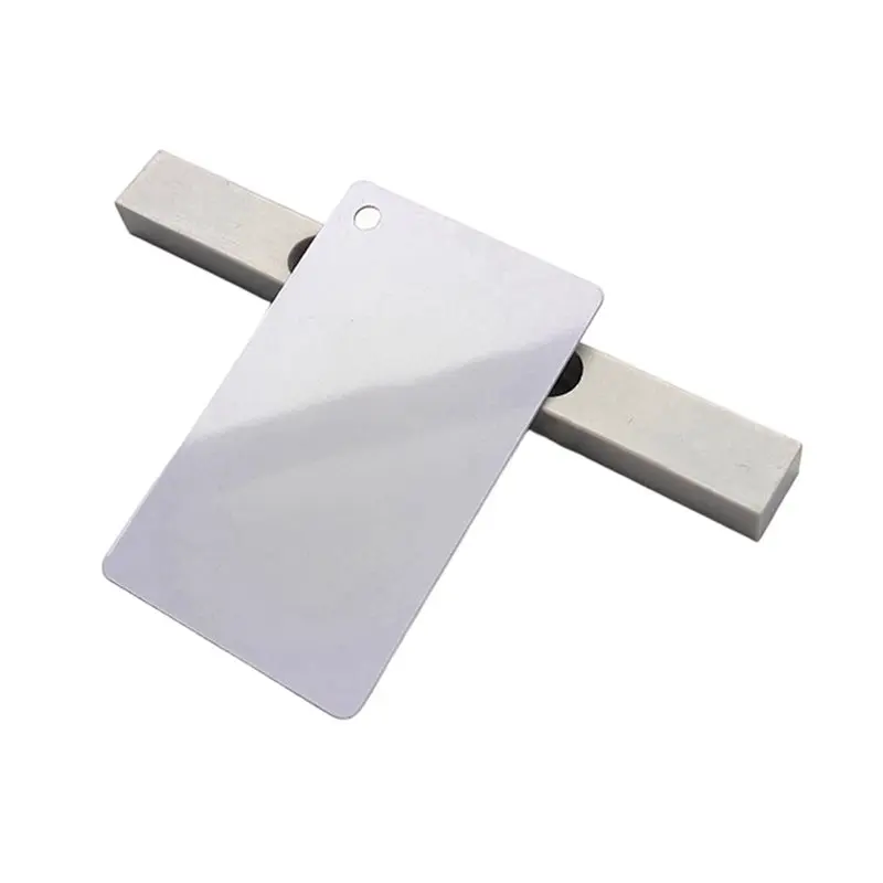 AA84 UHF White RFID Card With Punch Hole 8654 H3 Chip Ultra-High Frequency 860- 960Mhz RFID Card