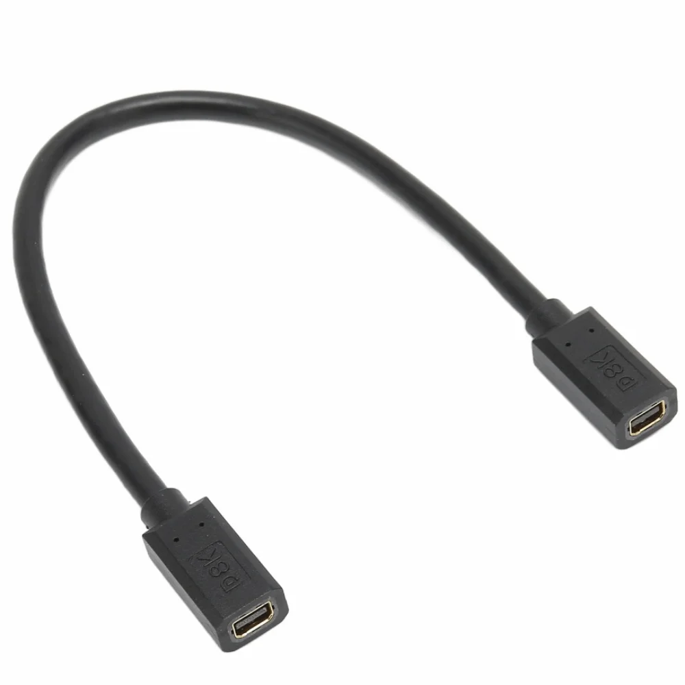 4K/144Hz Minidp Test Extension Cable High-Speed Transmission 0.3 Meters/1.0ft Mini DisplayPort Female to Female Extension Cord