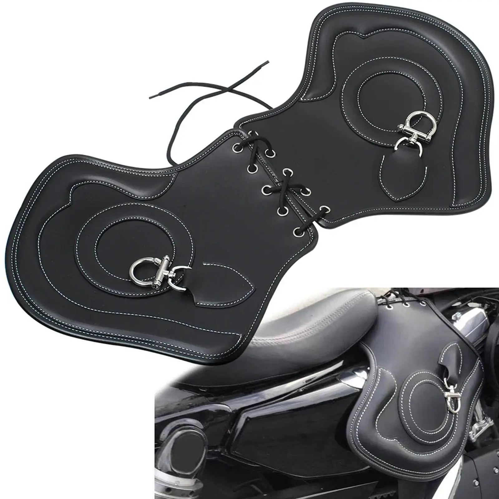 

Engine Heat Shield Accessories Replacement Side Saddle Heatshield for Harley