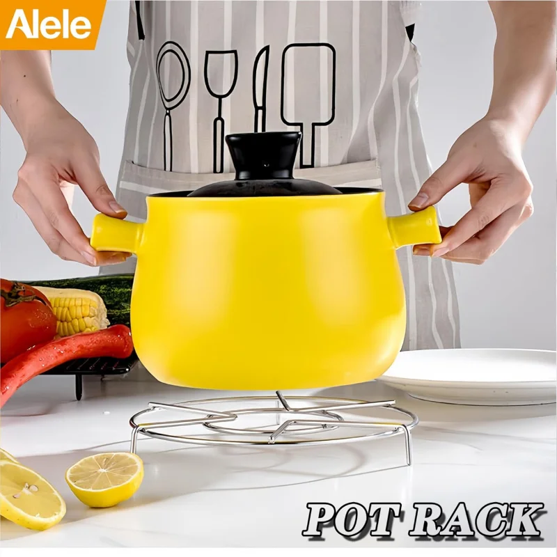 Rack de vapor 7 polegadas trivet panela de pressão elétrica de aço inoxidável suporte panela instantânea