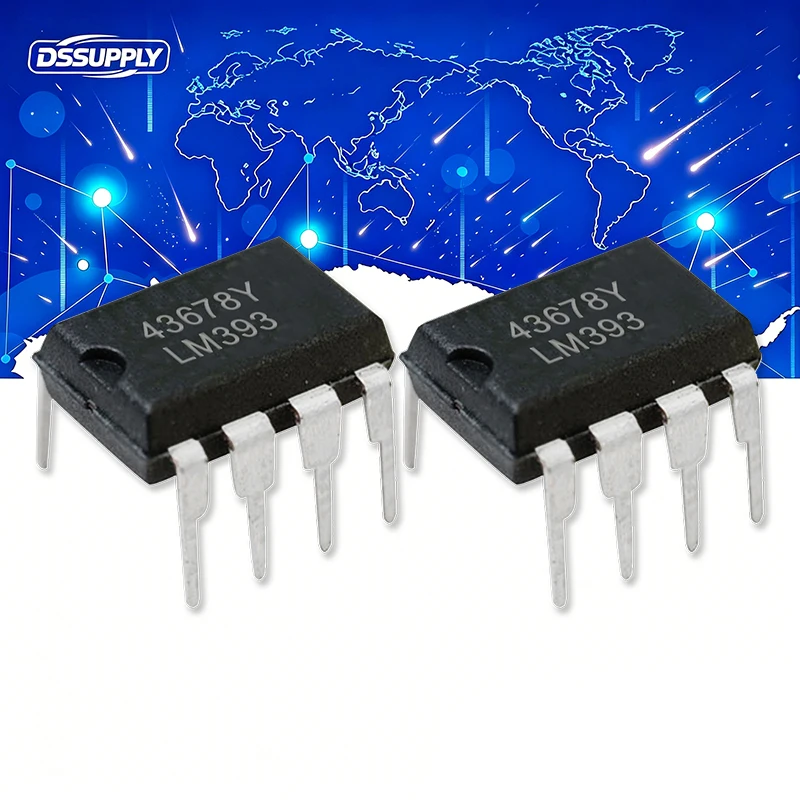 10PCS LM393P LM393 DIP-8 DIP LM 393 DIP Integrated Circuit IC