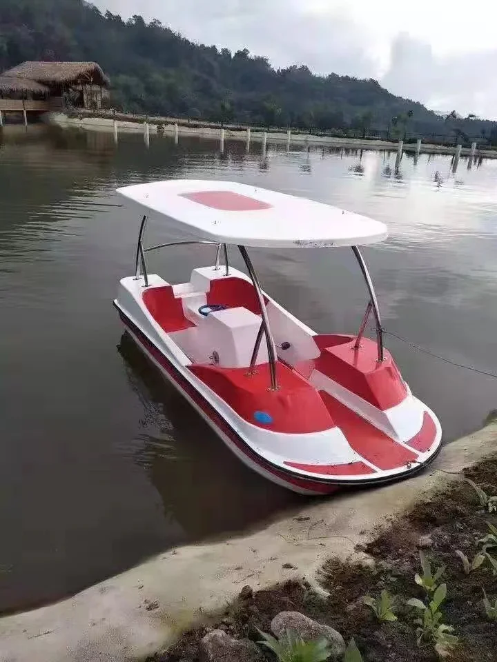 Hot Selling Water Play Equipment 4 Person Cheap Paddle Pedal Boat Water Boat Pedal Boats For Sale